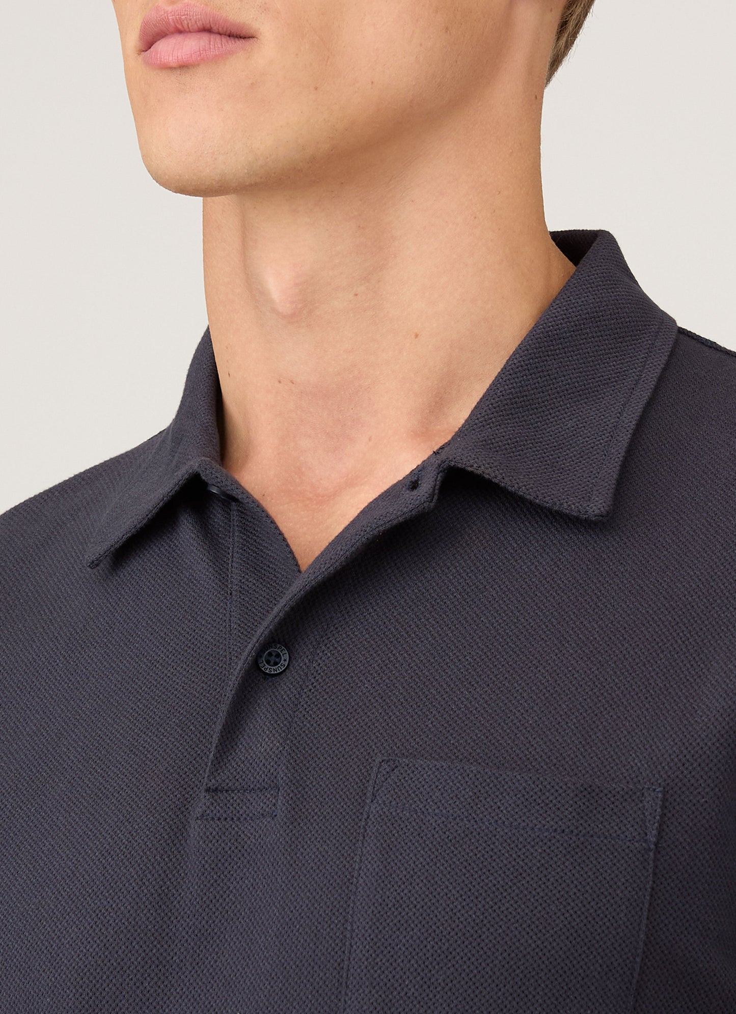Mens Cotton Riviera Polo Shirt Navy Mpol1026