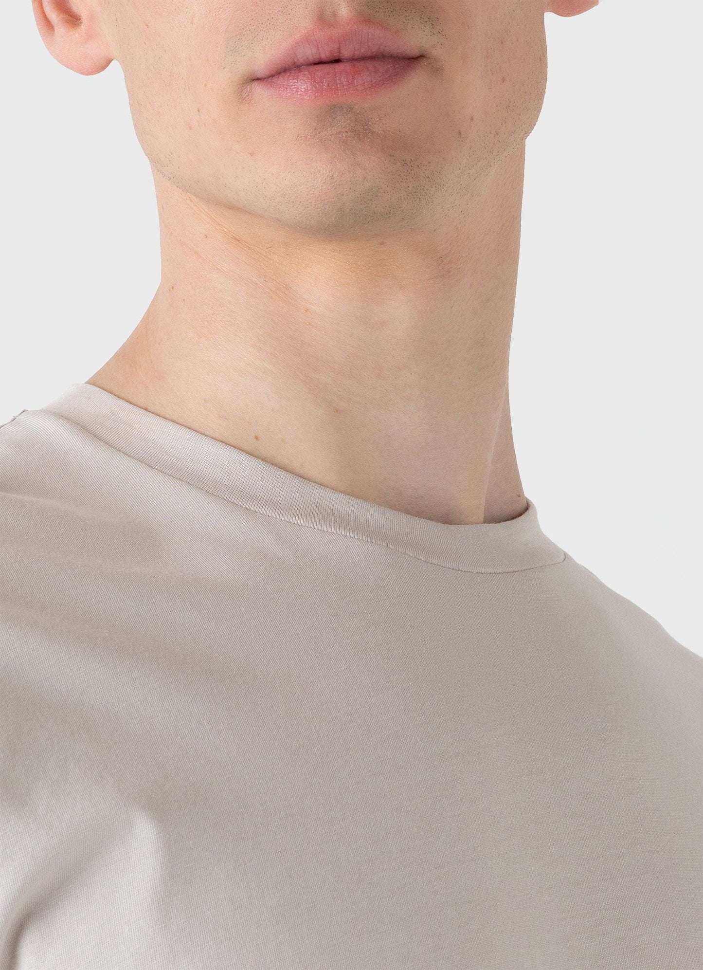 Mens Riviera Midweight Tshirt In Putty Mtsh0007S Whhq