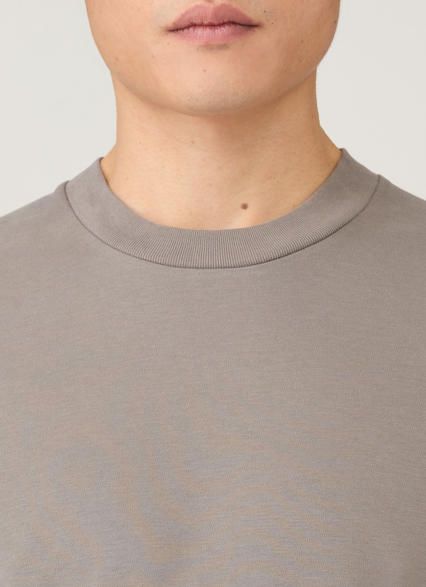 Mens Relaxed Fit Heavyweight Tshirt In Iron Grey Mtsh0181 Gyfe