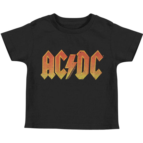 AC/DC Distressed Orange Childrens T-shirt