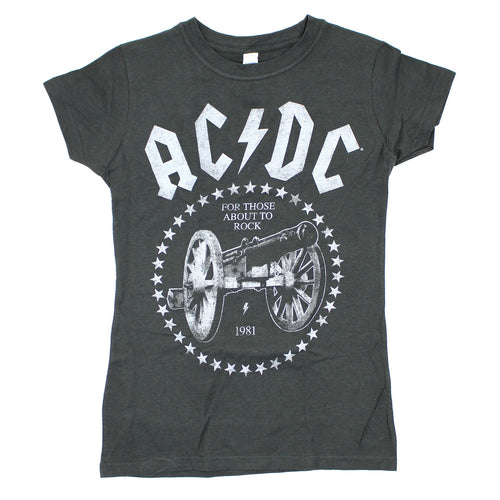 AC/DC America We Salute You 2015 Tour Junior Baby Doll Junior Top
