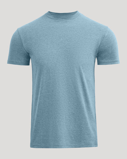 Heather Indigo Classic Crew Neck