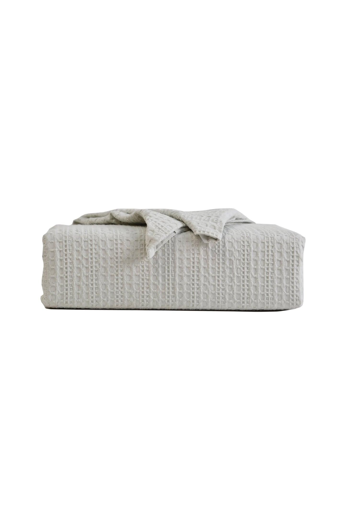 Jacquard Waffle Duvet Cover Jade Waffle