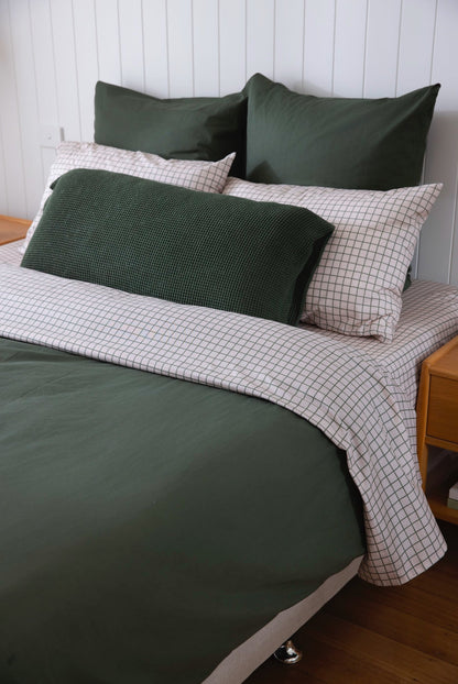 Cloud Cotton Duvet Cover Fern