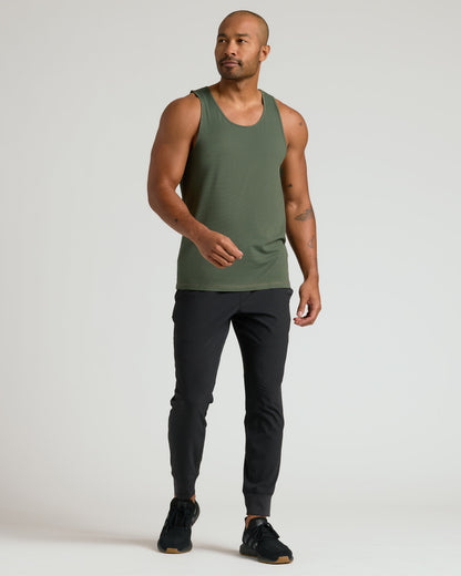 Kelp Sleeveless Active Mesh Tank