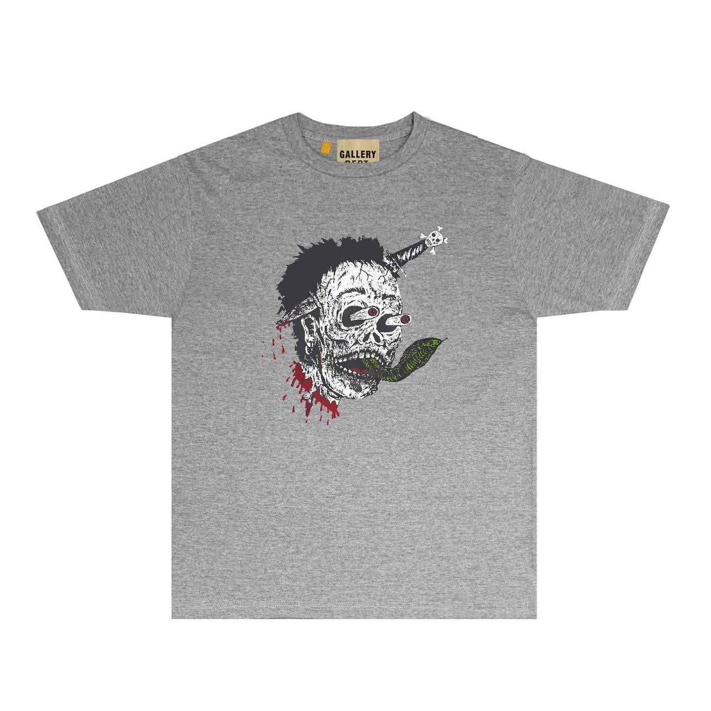 Gallery Dept T Shirt Retro Printed Loose Short-Sleeved Shirt