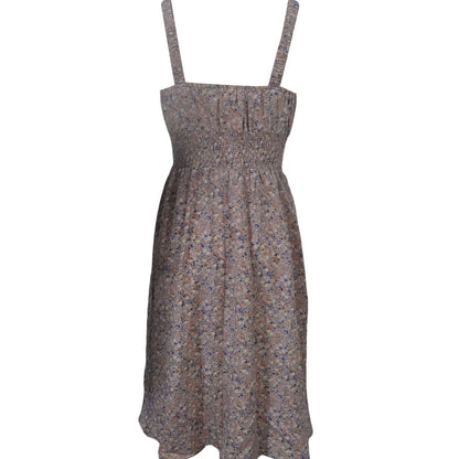 Floral Backless A-Line Dress for Women
