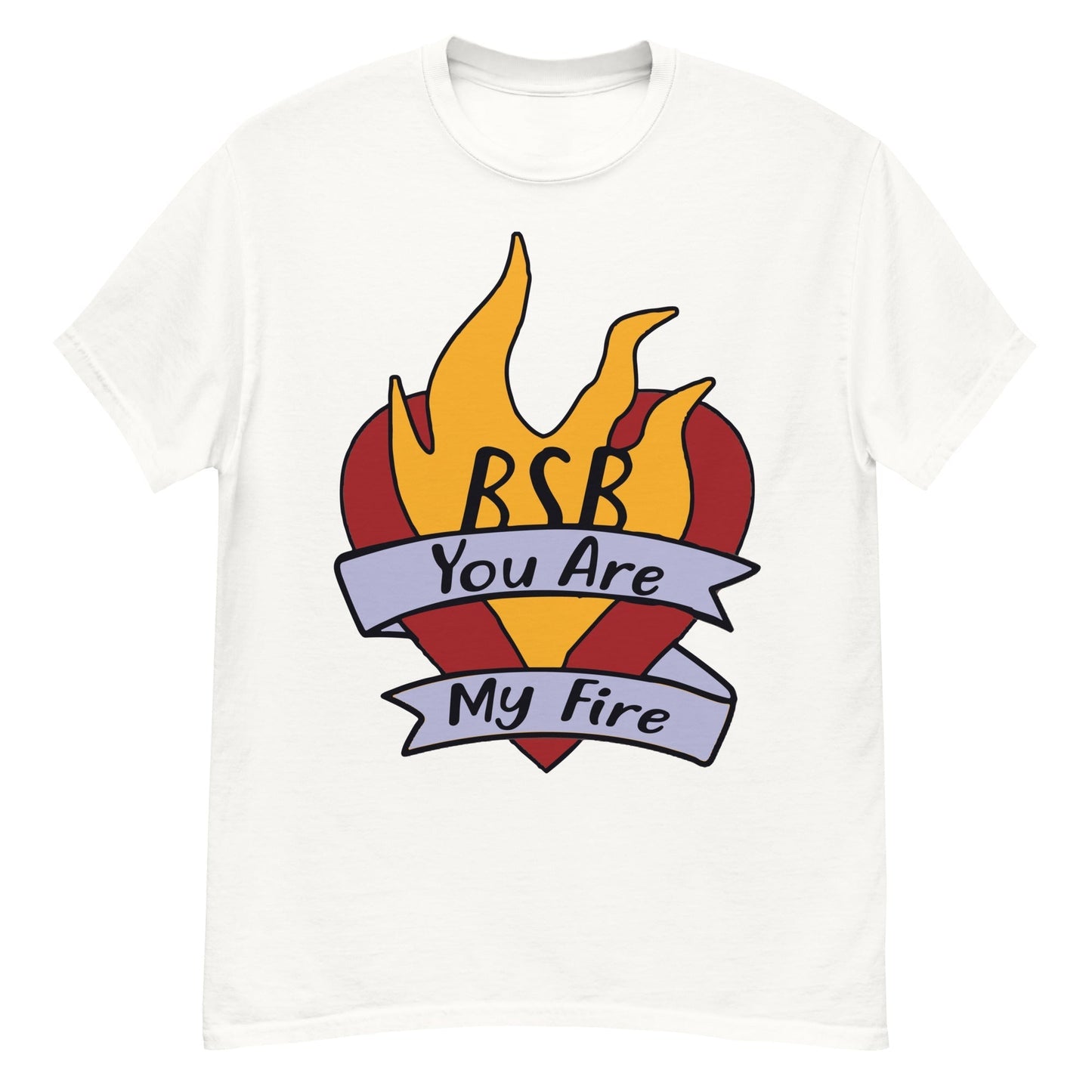 - Backstreet Boys - Hand Sketched Fire T-Shirt