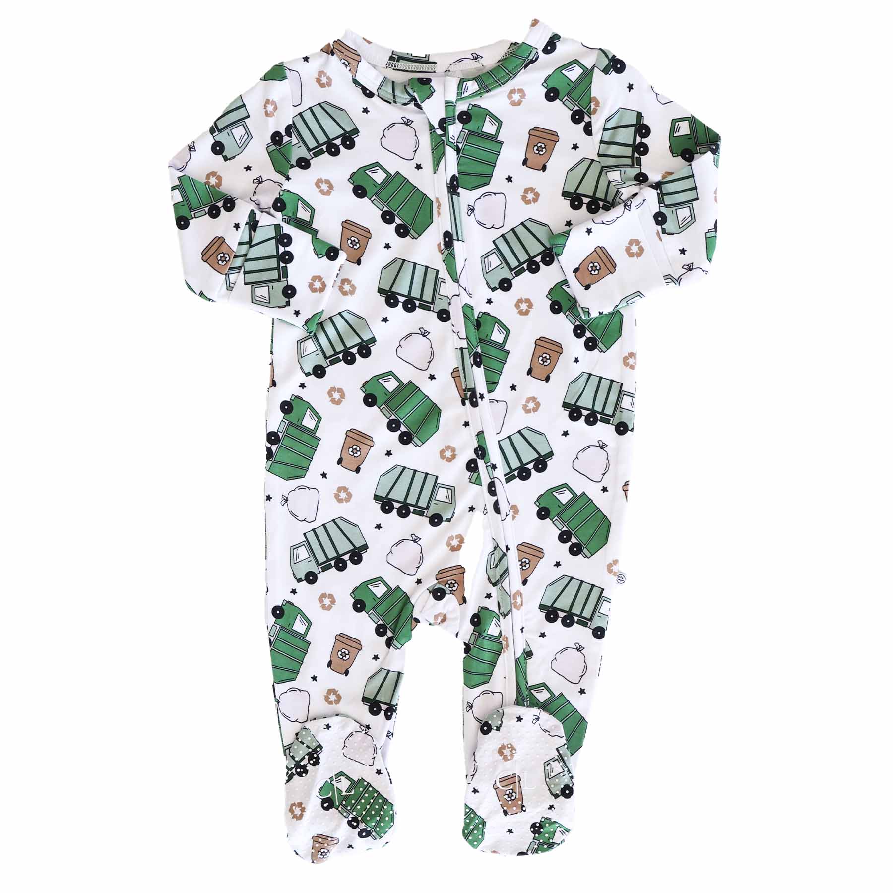Clean Up Crew Zipper Footie