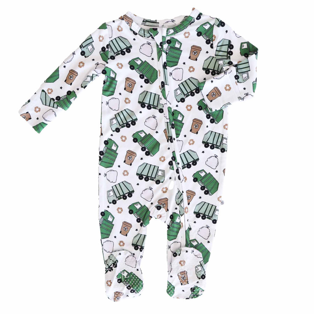 Clean Up Crew Zipper Footie