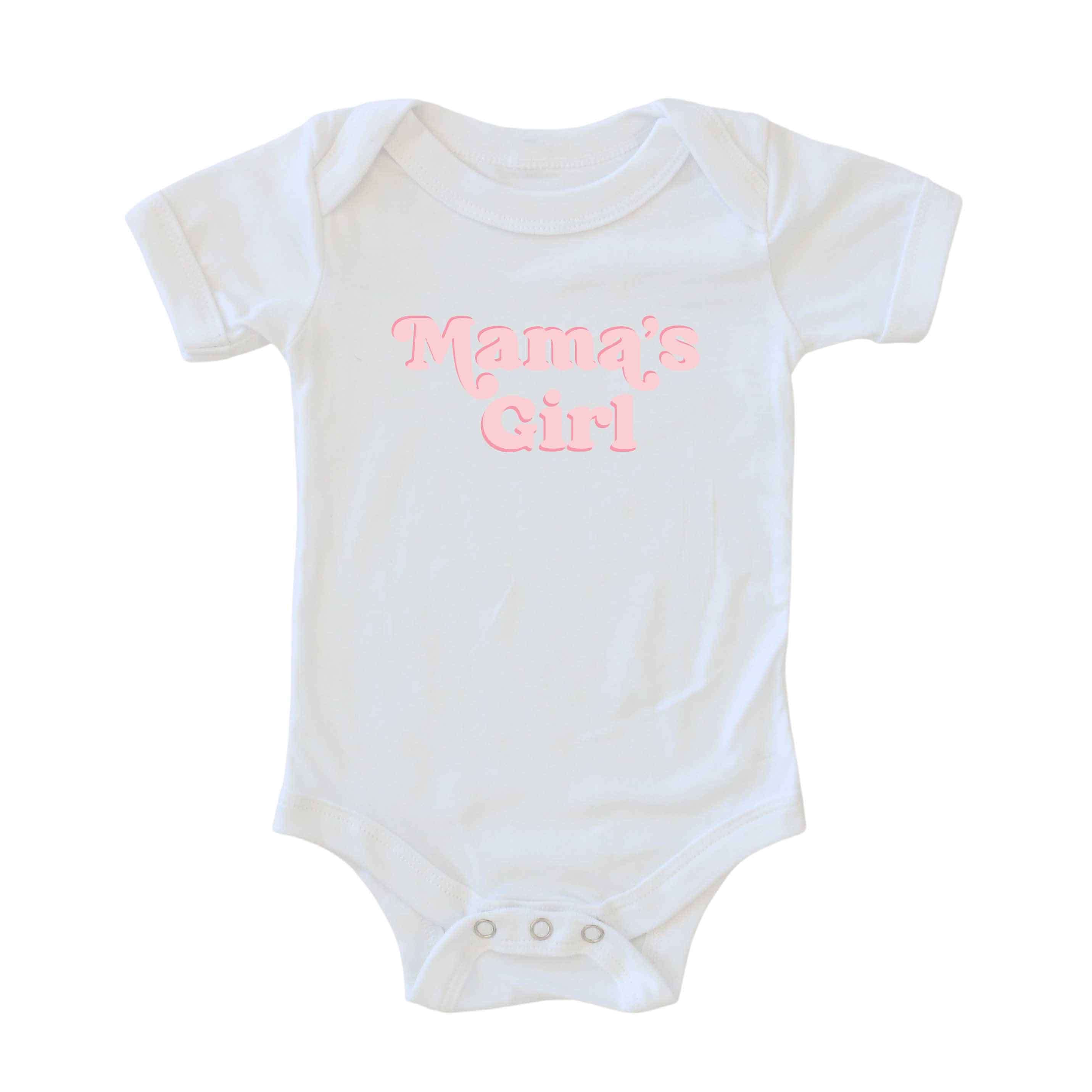 Mama's Girl Graphic Bodysuit | White