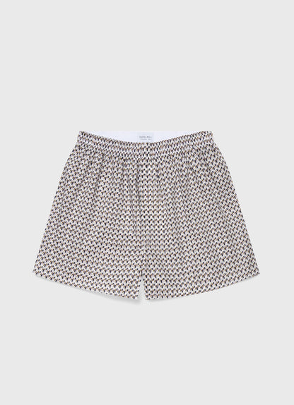 Mens Classic Boxer Shorts In Liberty Fabric In Hector Mbox4701L Midb