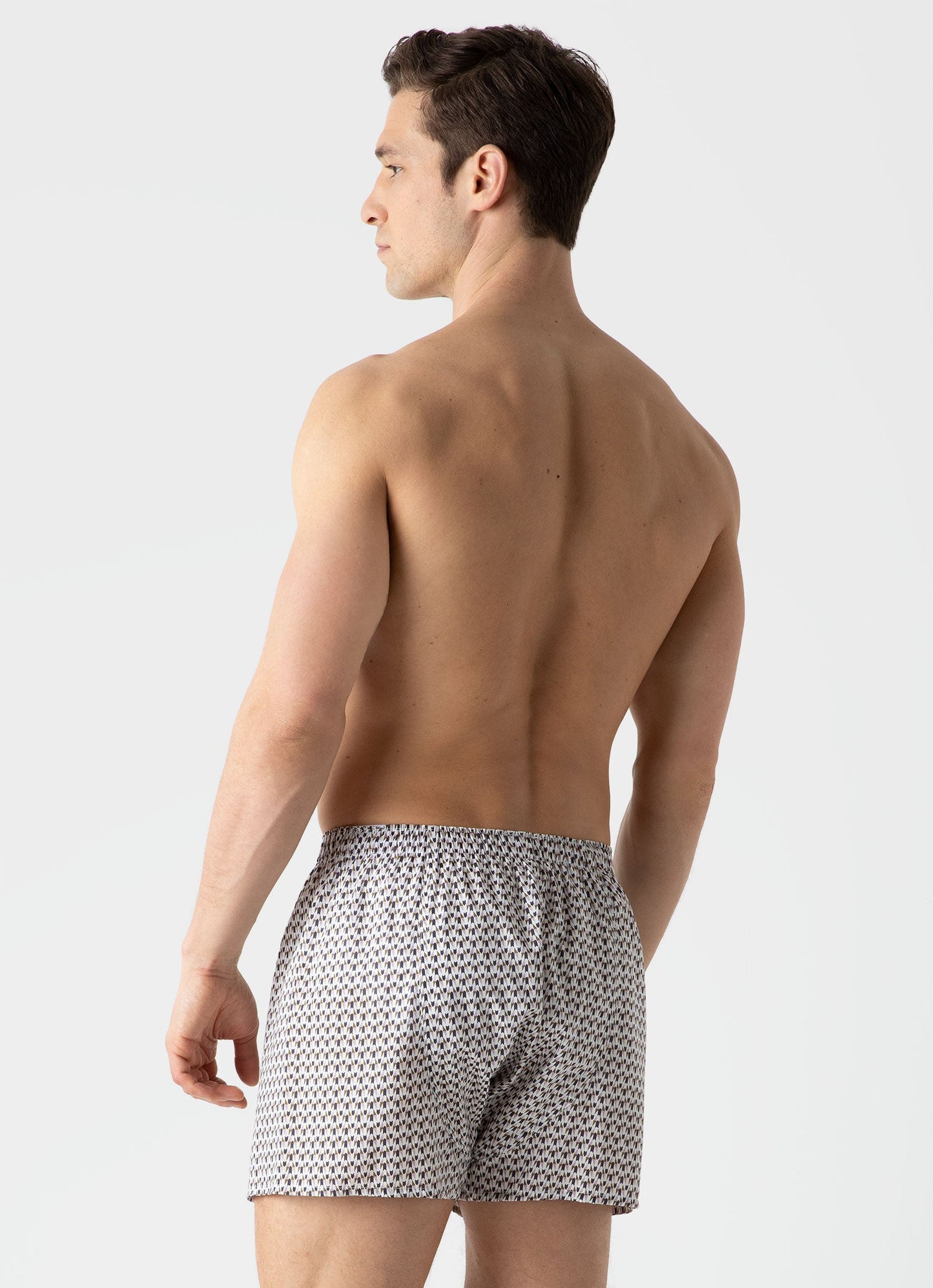 Mens Classic Boxer Shorts In Liberty Fabric In Hector Mbox4701L Midb
