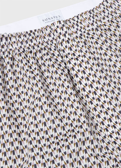 Mens Classic Boxer Shorts In Liberty Fabric In Hector Mbox4701L Midb