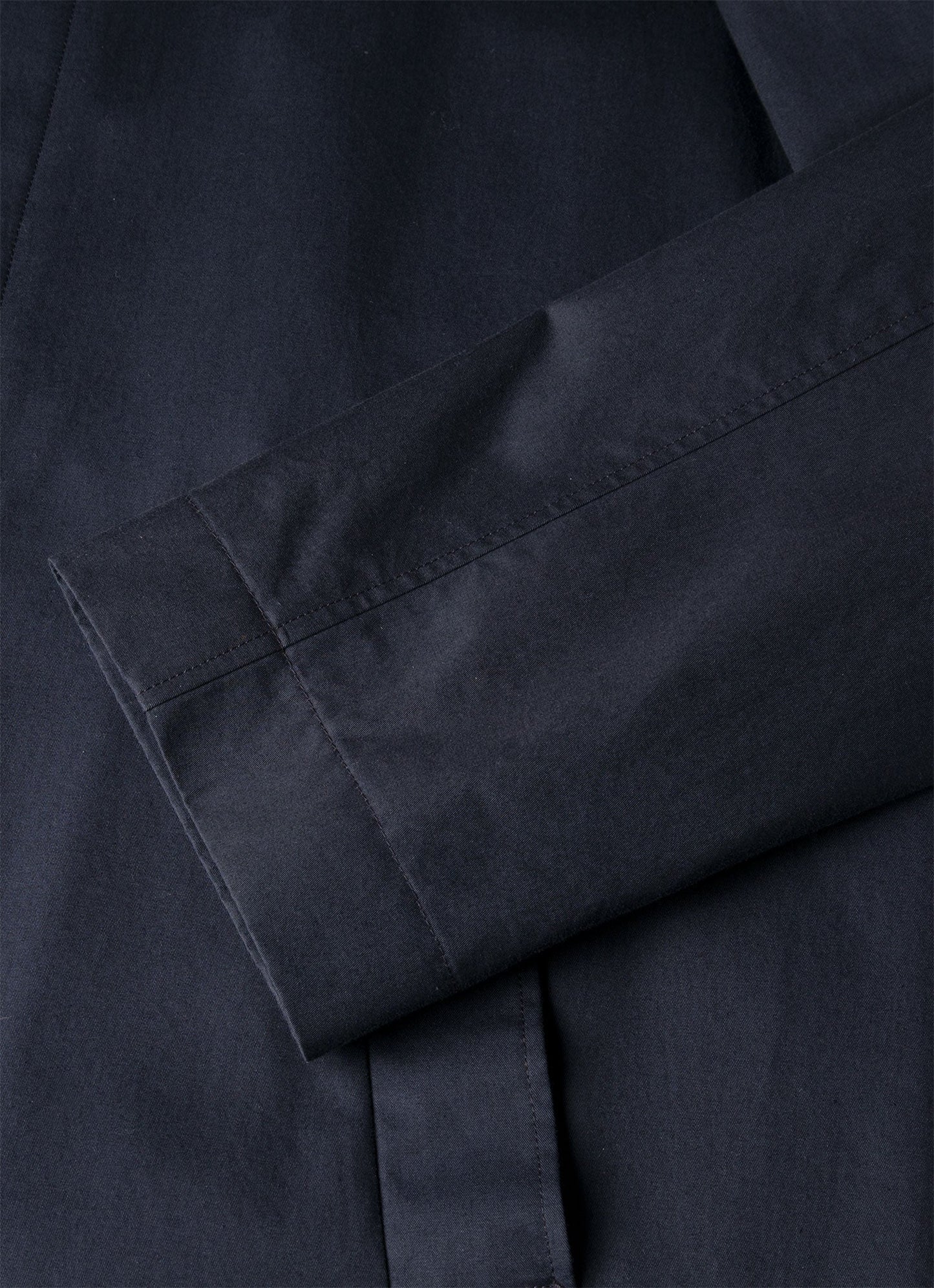 Mens Showerproof Cotton Mac In Navy