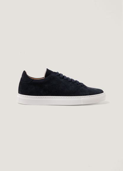 Mens Suede Tennis Shoe In Light Navy Mftw9459 Buaf