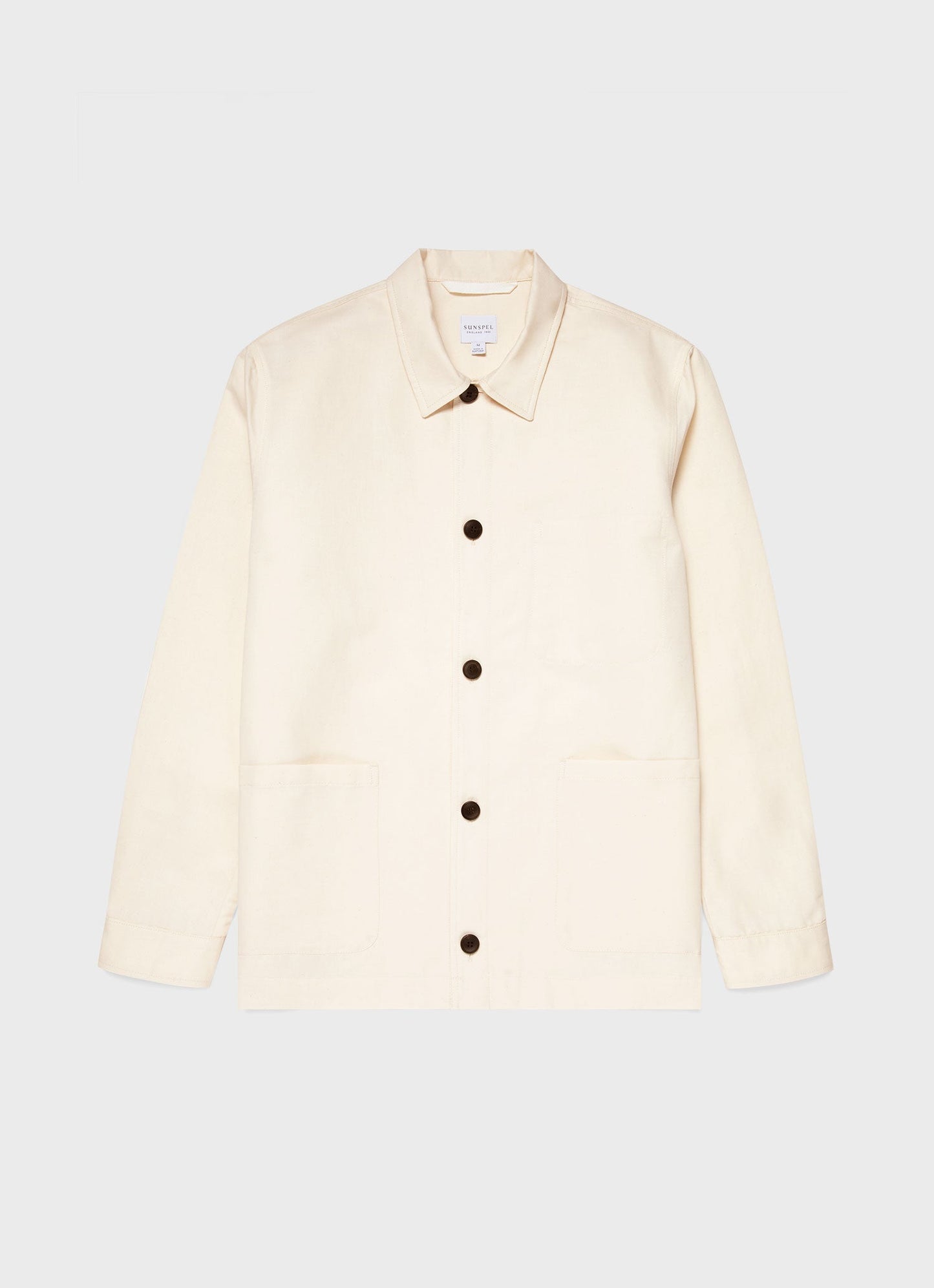 Mens Cotton Linen Twin Pocket Jacket In Undyed Mjac7102U Nuab