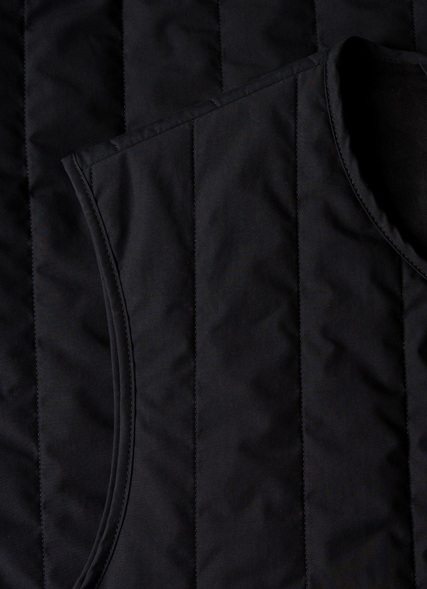 Mens Quilted Liner Gilet In Black Mjac7124 Bkaa