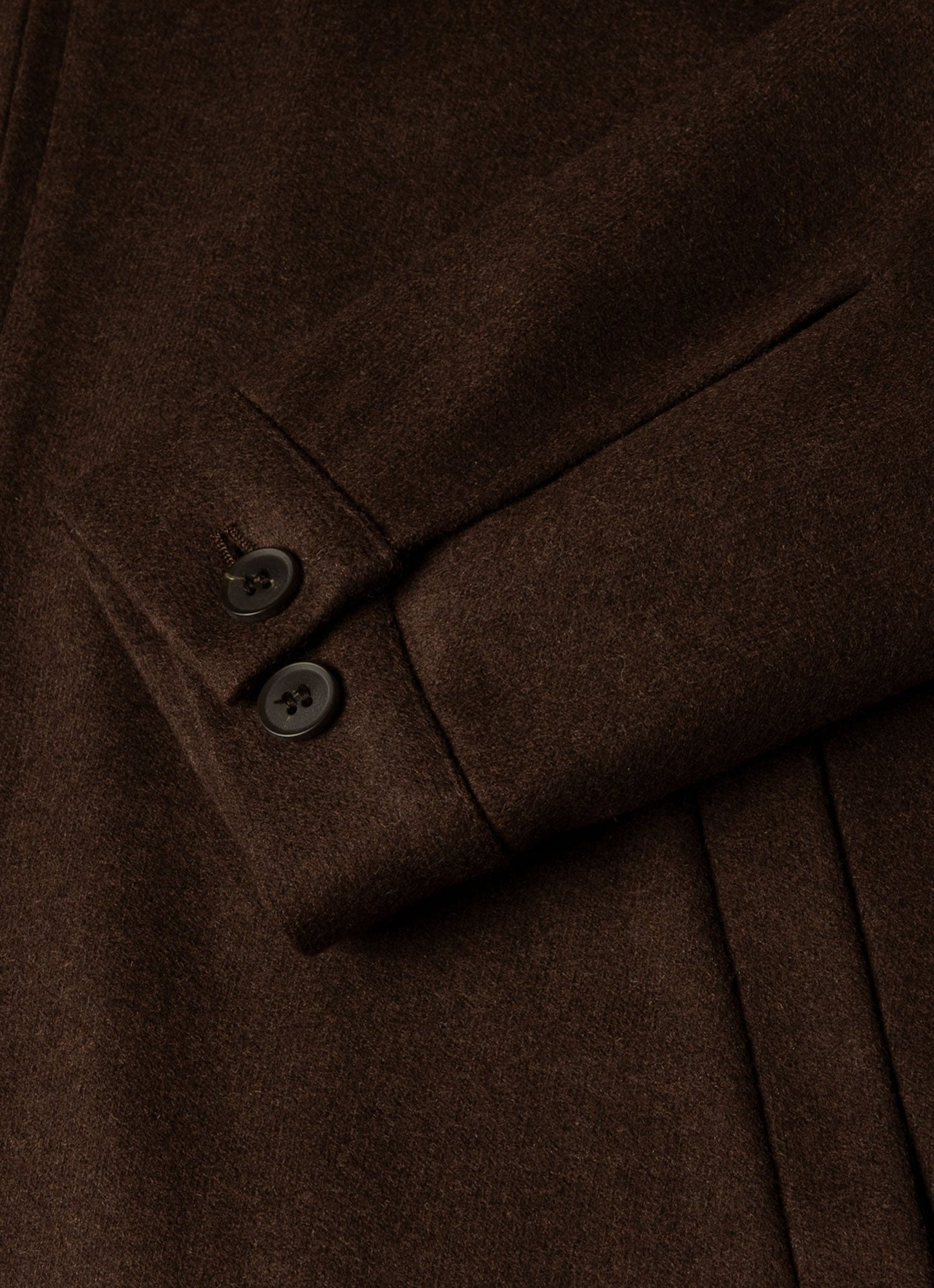 Mens Boiled Wool Harrington Jacket In Truffle Mjac7200 Brgd