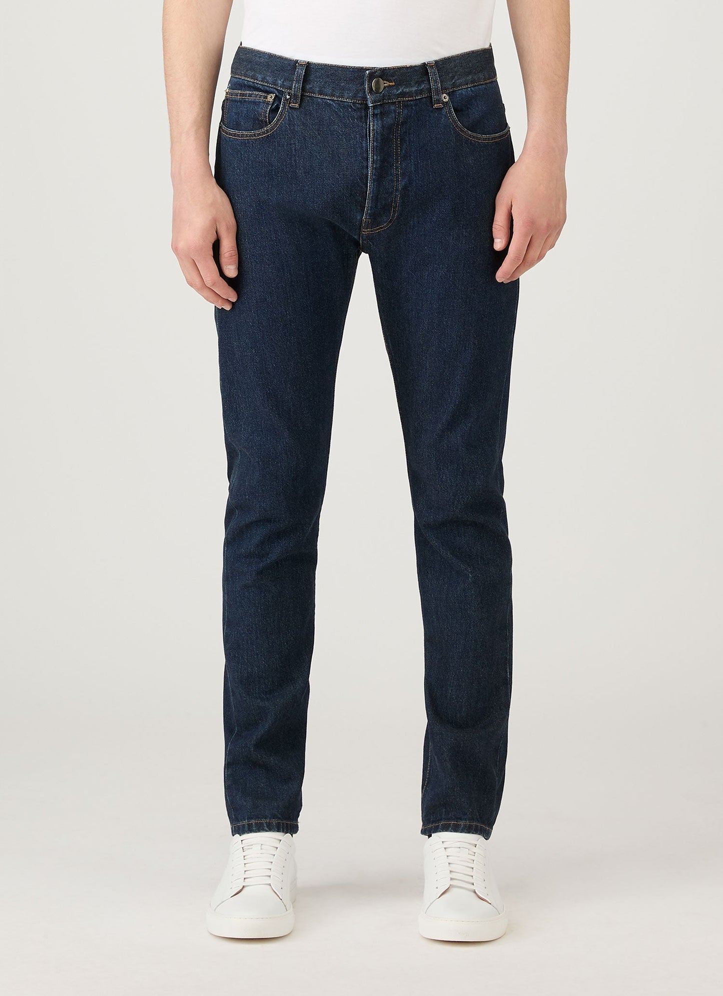 Mens Slim Fit Jean Denim Rinse Wash