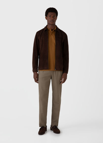 Mens Riviera Polo Shirt In Golden Brown Mpol1026 Brfo