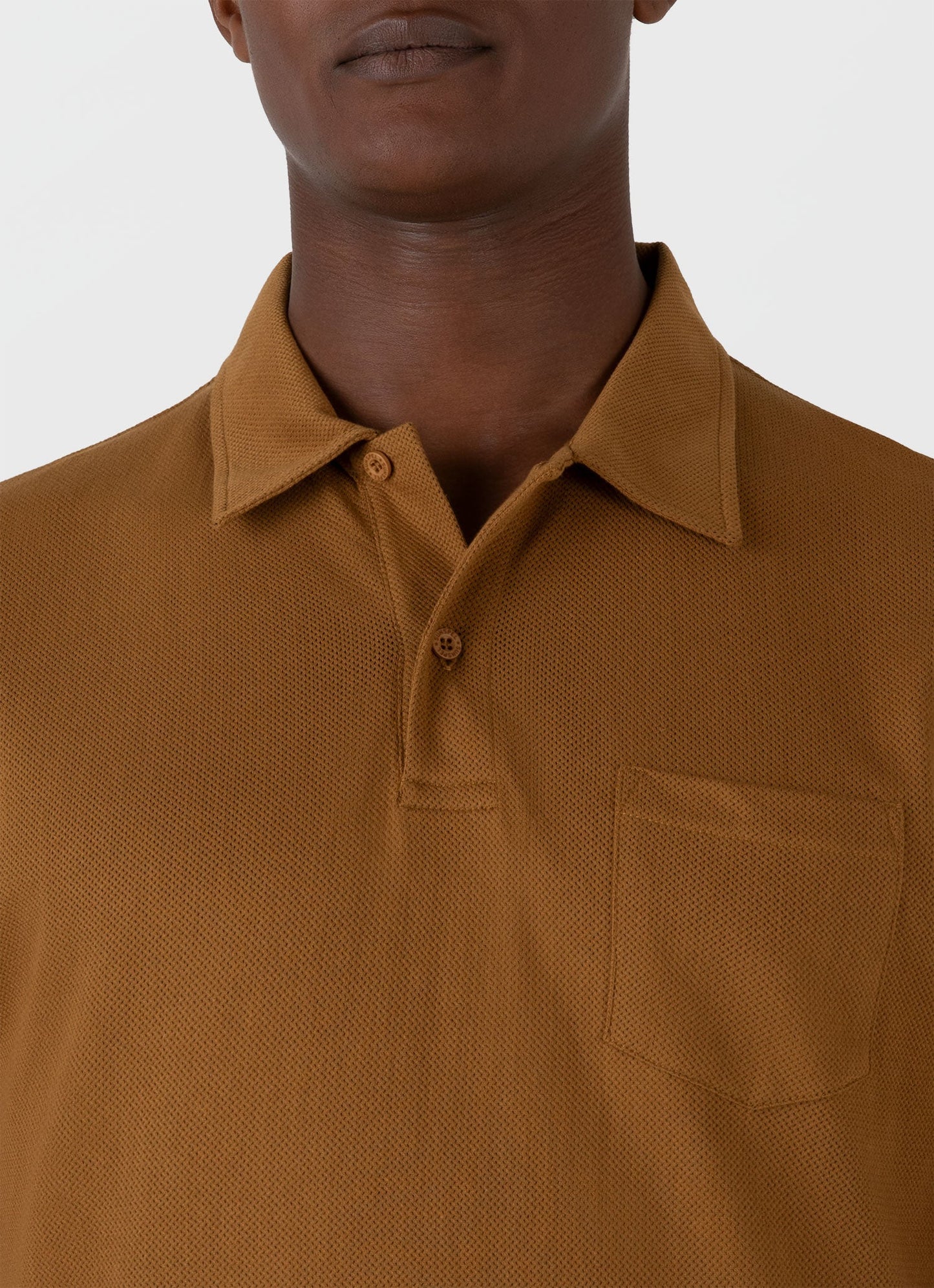 Mens Riviera Polo Shirt In Golden Brown Mpol1026 Brfo