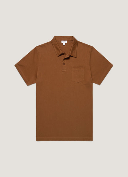 Mens Riviera Polo Shirt In Bronze Mpol1026 Brgu