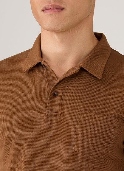 Mens Riviera Polo Shirt In Bronze Mpol1026 Brgu