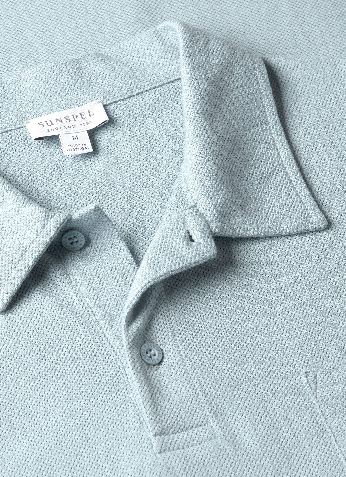 Mens Riviera Polo Shirt In Sky Blue Mpol1026 Butz