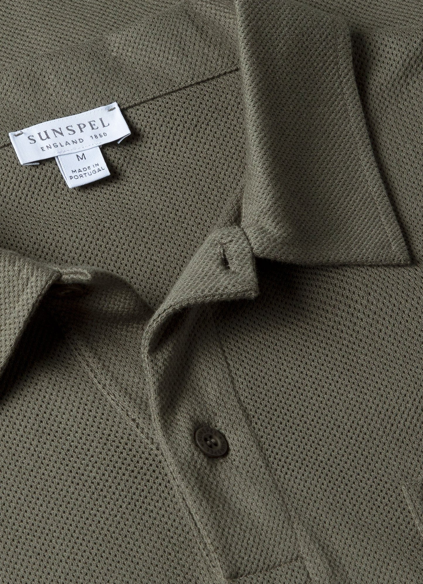 Mens Riviera Polo Shirt In Khaki Mpol1026 Gngy