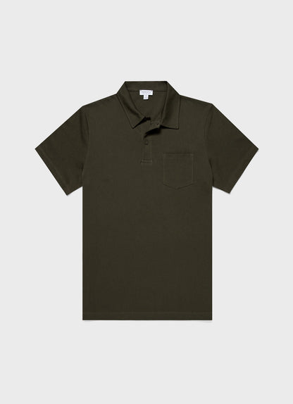 Mens Riviera Polo Shirt In Pine Green Mpol1026 Gnhz
