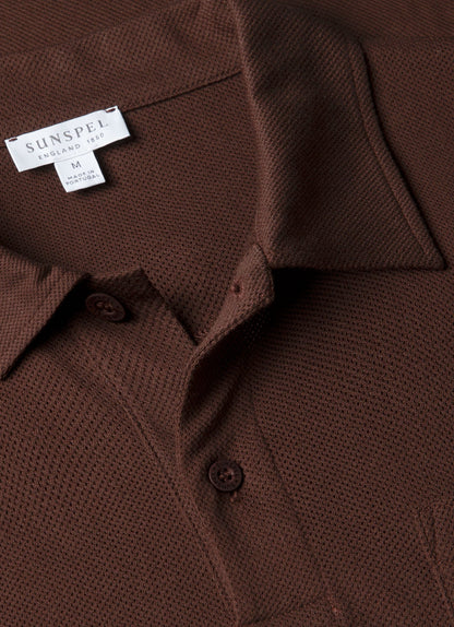 Mens Riviera Polo Shirt In Bakelite Mpol1026 Rdel