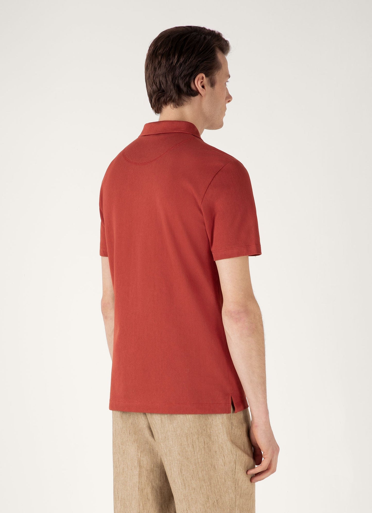 Mens Riviera Polo Shirt In Garnet Red Mpol1026 Rden