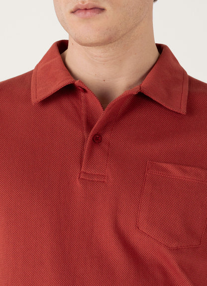 Mens Riviera Polo Shirt In Garnet Red Mpol1026 Rden
