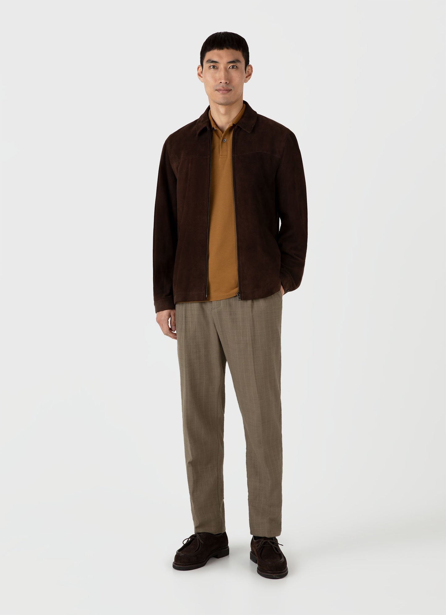 Mens Pique Polo Shirt In Golden Brown Mpol1028 Brfo