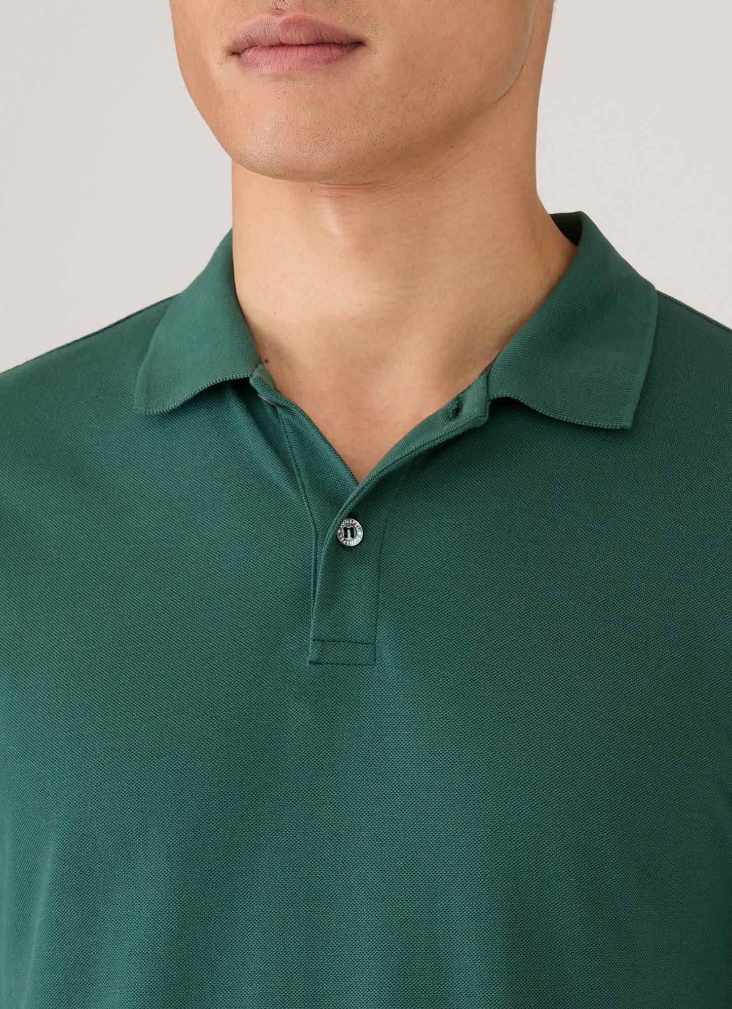 Mens Pique Polo Shirt In Forest Mpol1028 Gnjd