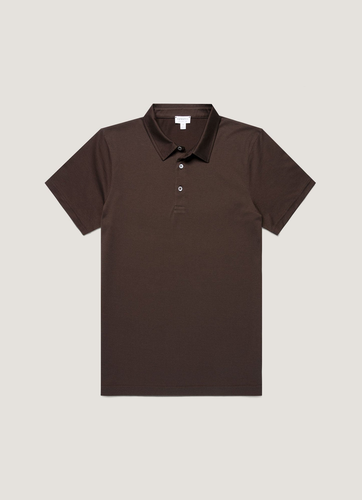 Mens Classic Jersey Polo Shirt In Dark Chocolate Mpol1052 Brgs