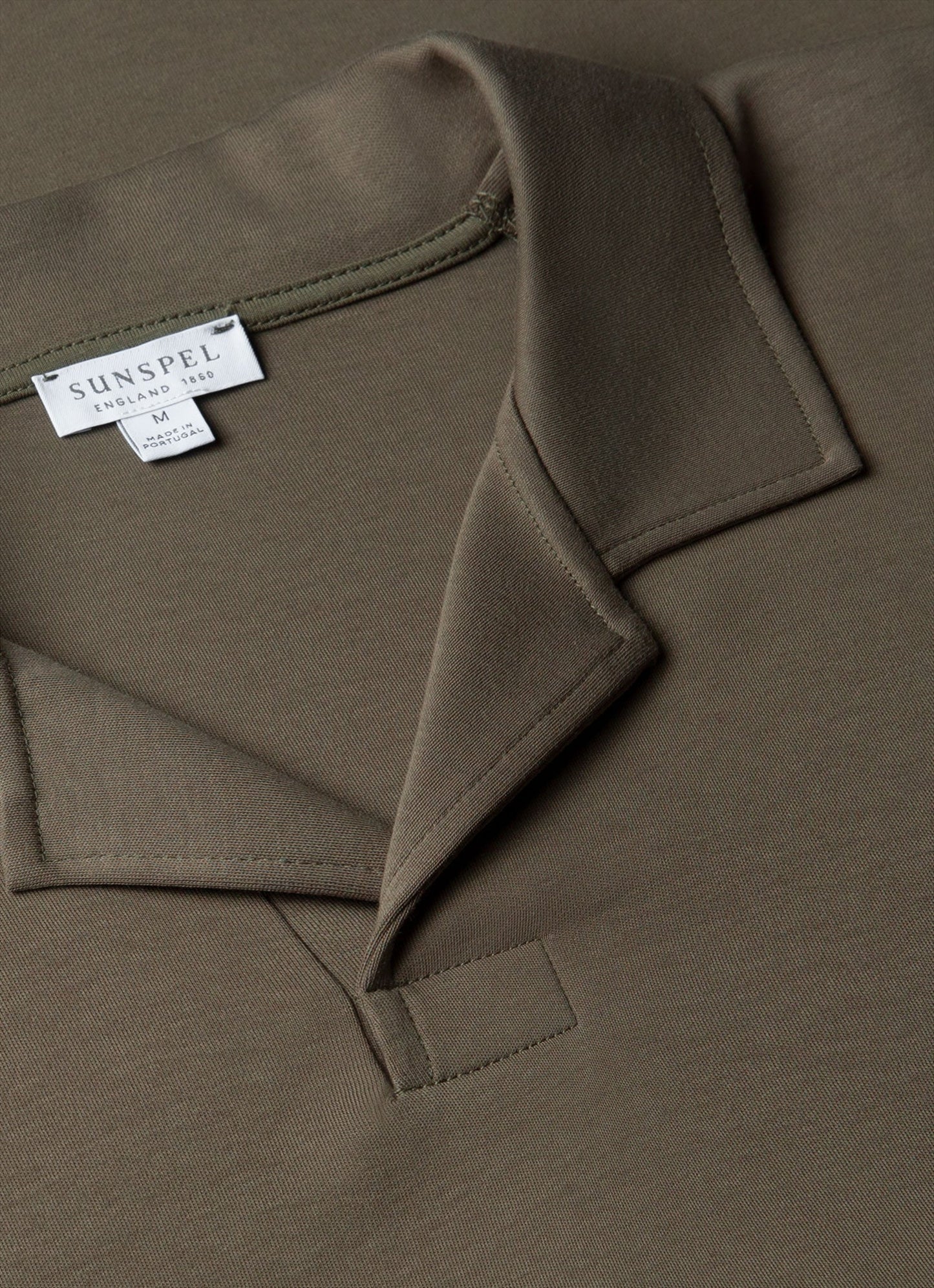 Mens Heavyweight Polo Shirt In Khaki Mpol1071 Gngy