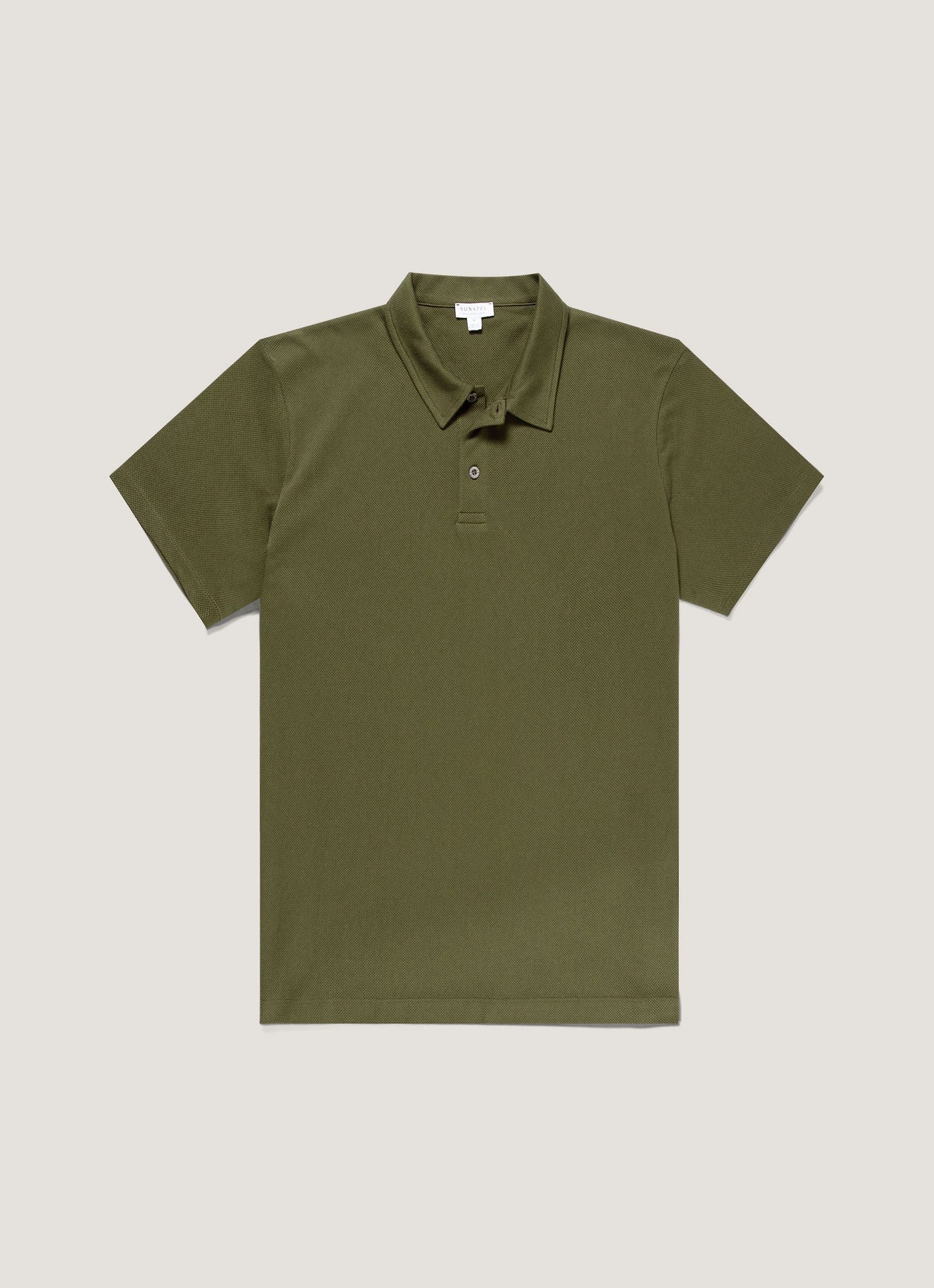 Mens Regular Fit Riviera Polo Shirt In Deep Olive Mpol1076 Gniz