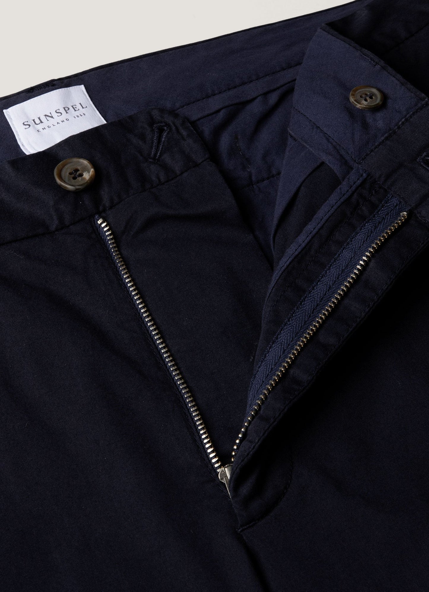 Mens Stretch Cotton Twill Chino Shorts Navy Mshr3504