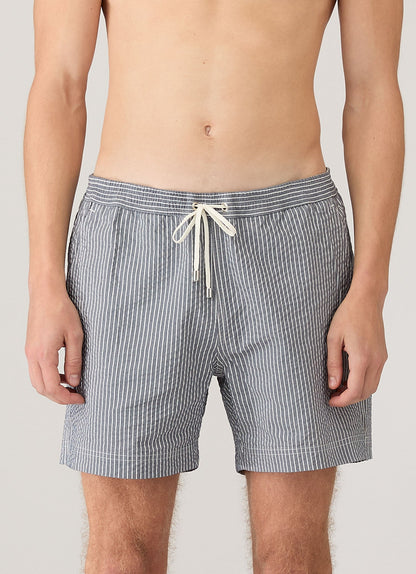 Mens Drawstring Swim Shorts In Navy White Mshr3705Txs Stoq