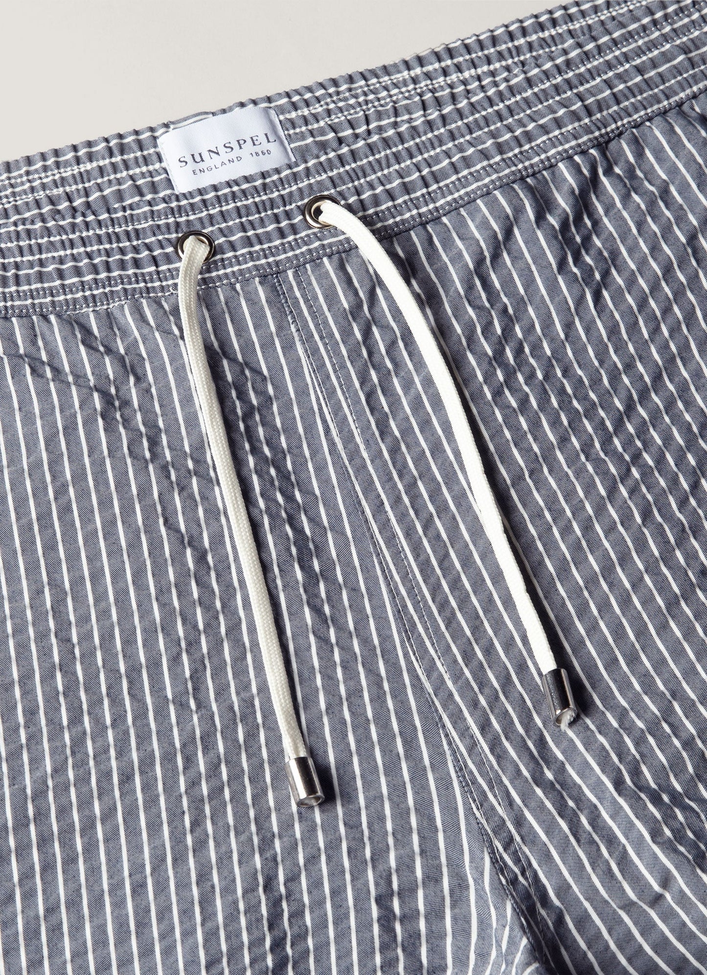 Mens Drawstring Swim Shorts In Navy White Mshr3705Txs Stoq