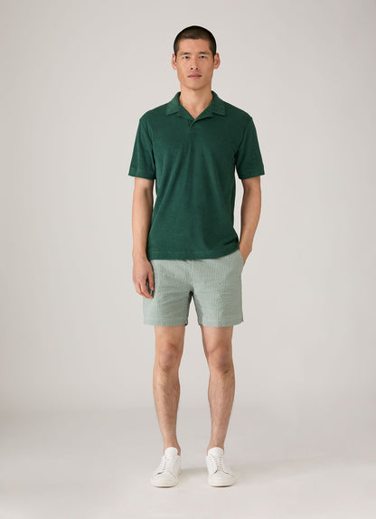 Mens Drawstring Swim Shorts In Bright Green White Mshr3705Txs Stor