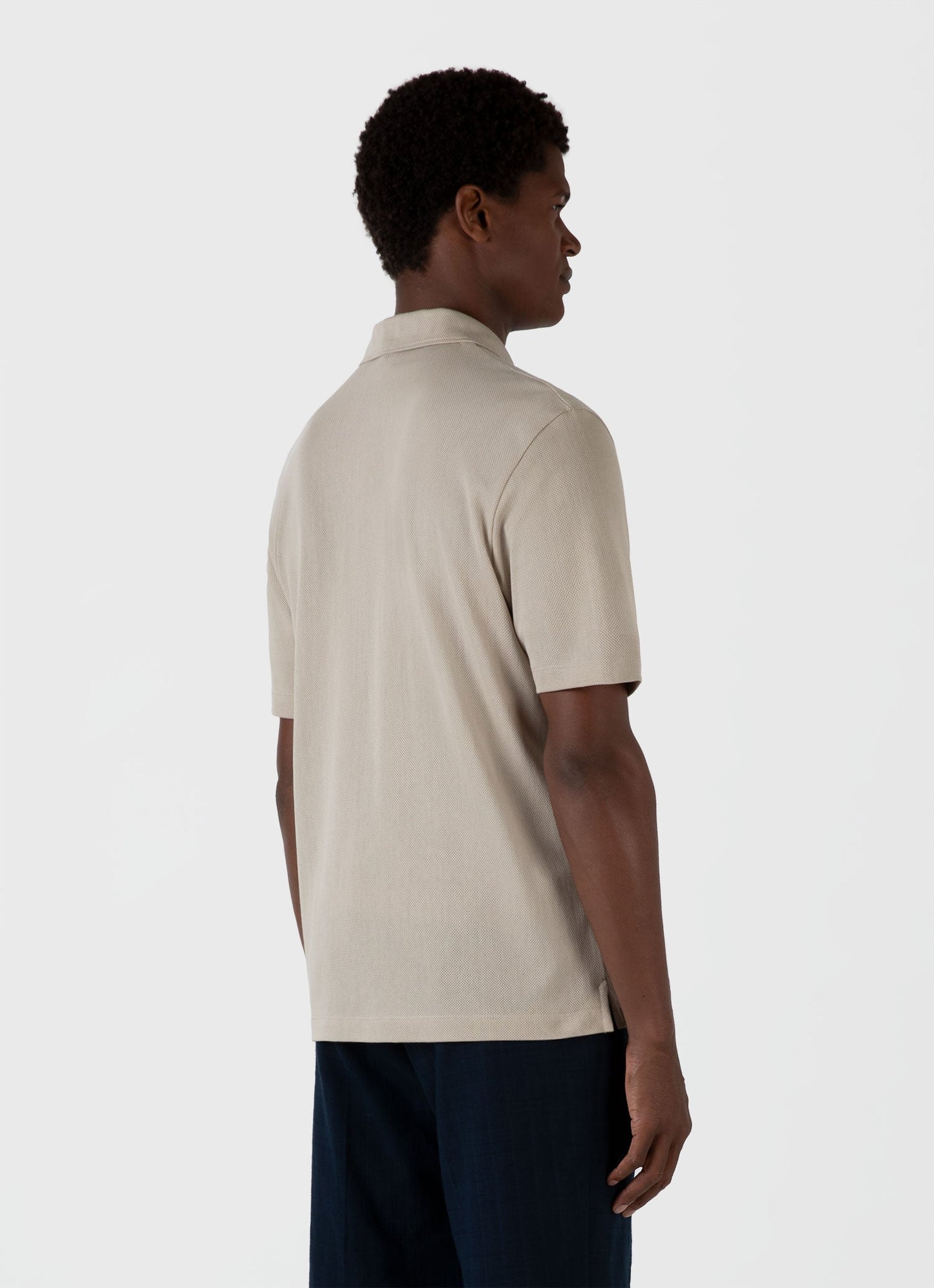 Mens Riviera Camp Collar Shirt In Ash Grey Msht2046 Gyew