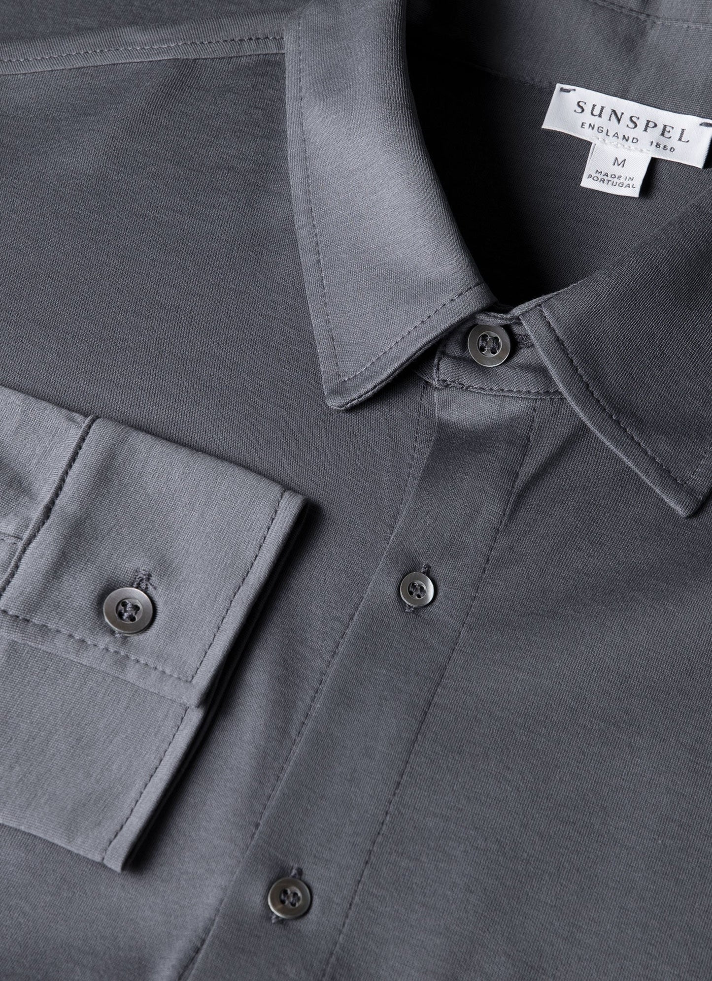 Mens Classic Jersey Shirt In Slate Blue Msht2047 Buua