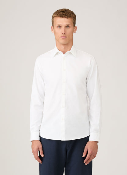 Mens Oxford Shirt In White Msht2127 Whaa