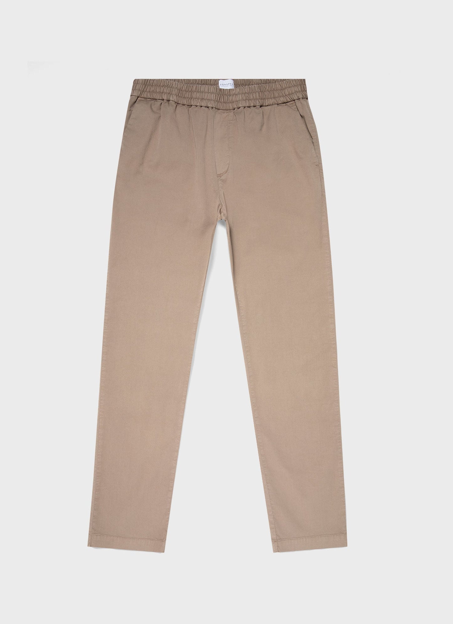 Mens Twill Drawstring Trouser In Dark Stone Mtrs3070 Whdc