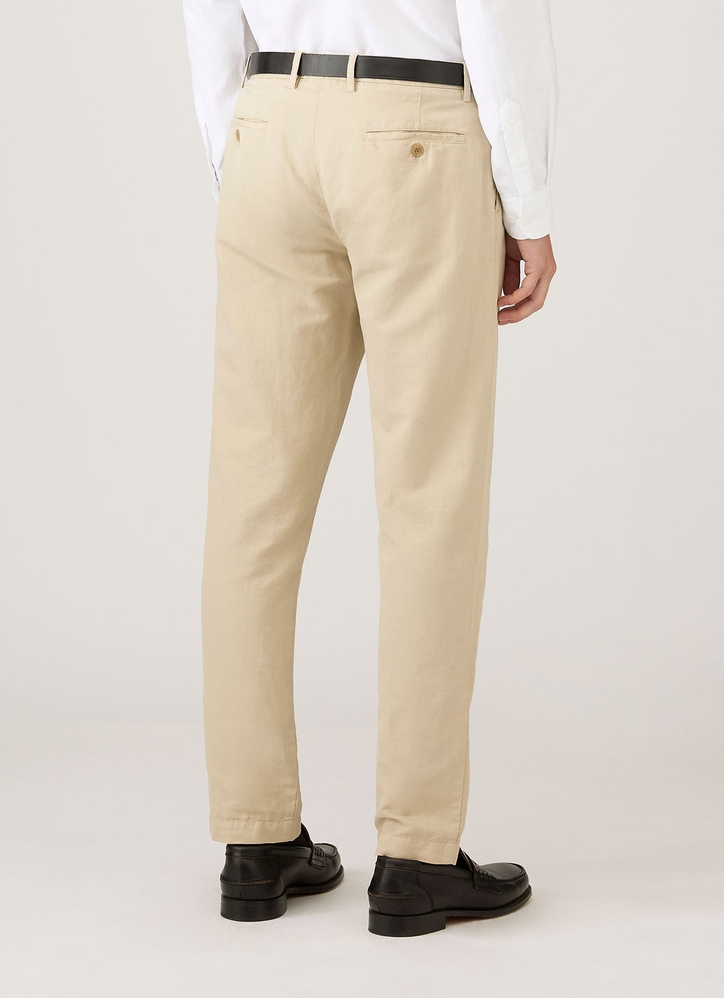 Mens Cotton Linen Trouser In Hazelwood Mtrs3136 Brgt