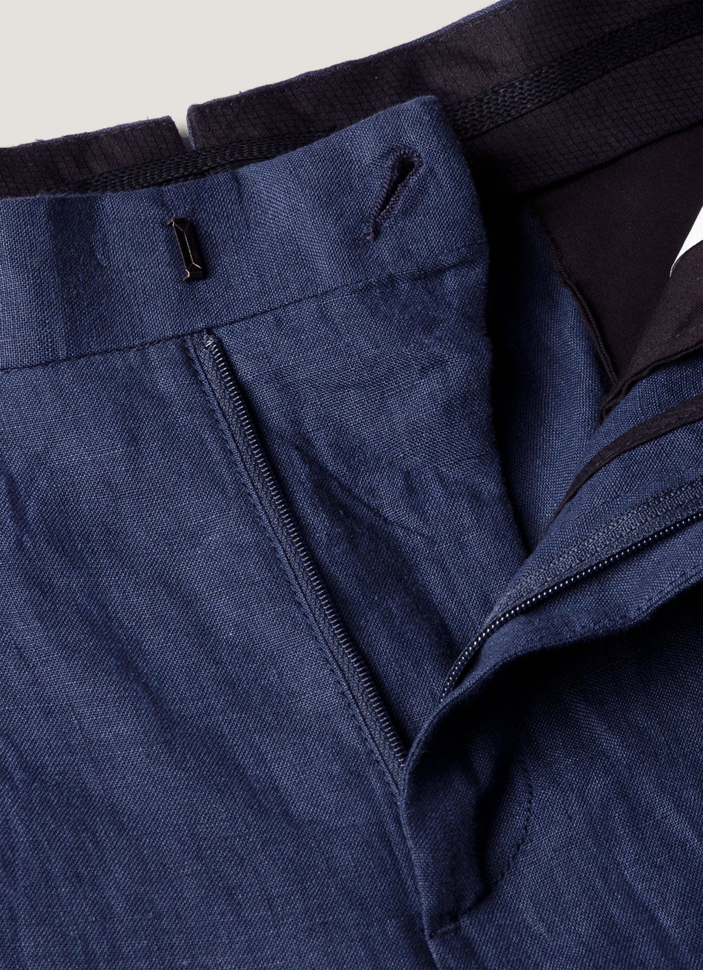 Mens Linen Trouser In Light Navy Mtrs3130 Buaf