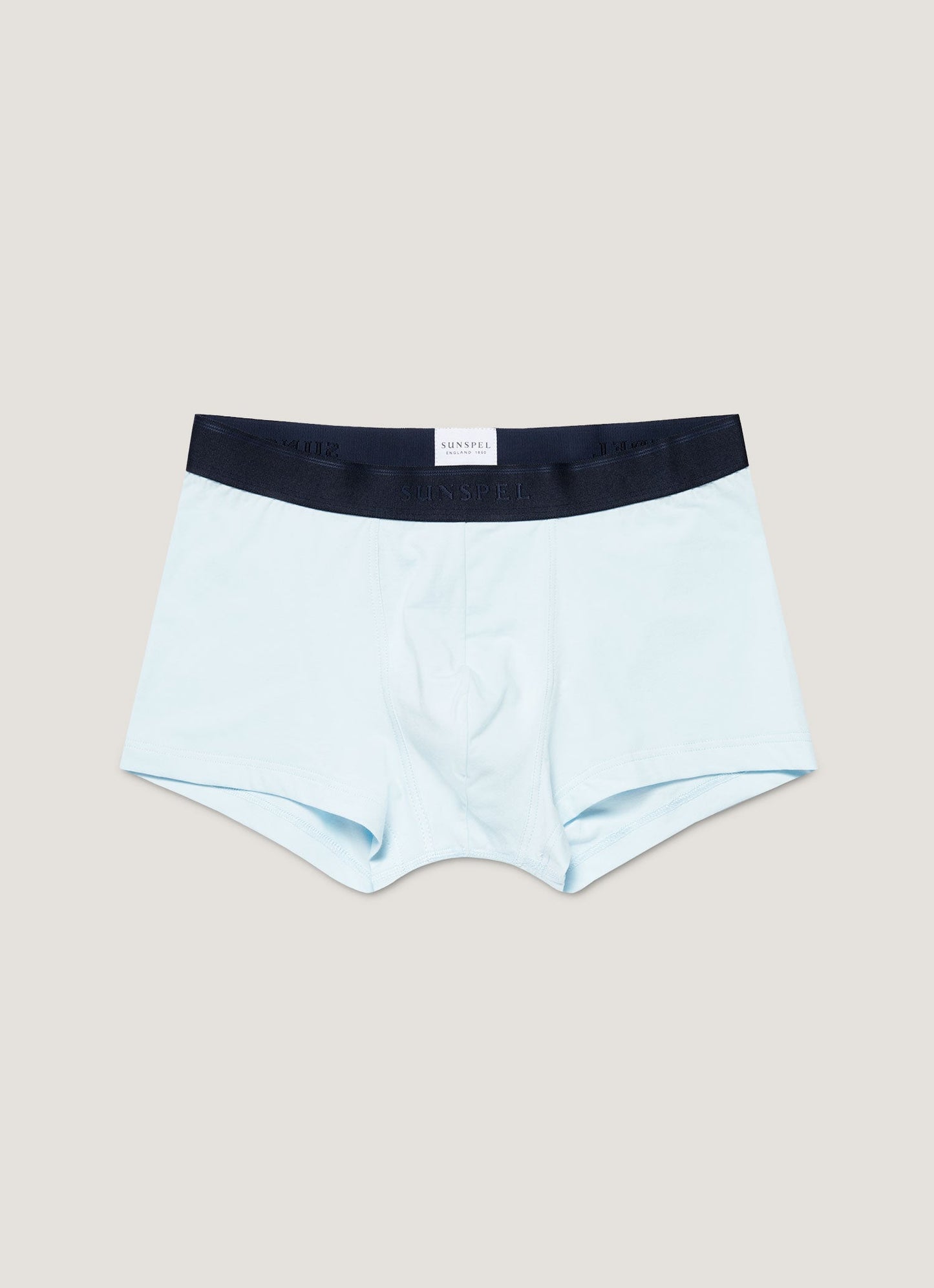 Mens Cotton Stretch Trunks In Light Blue Mtru4615 Bugz